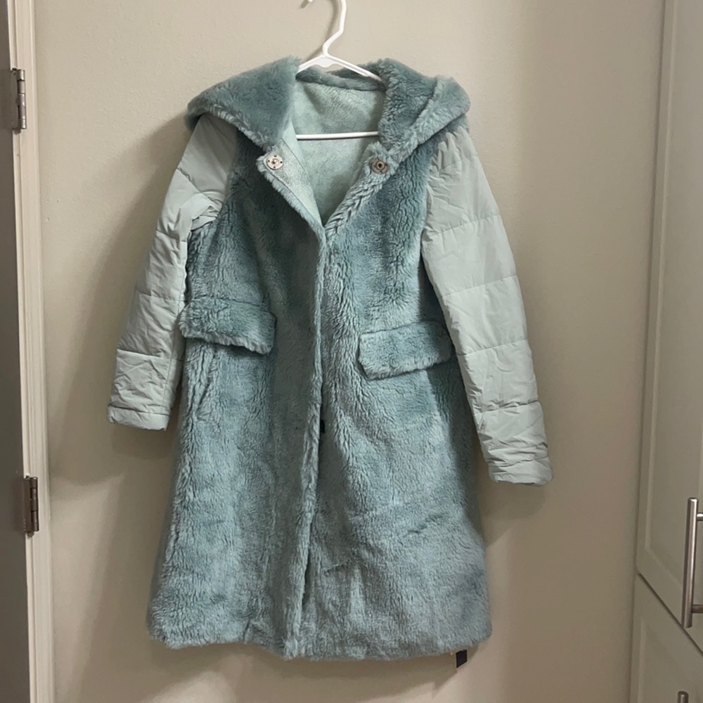 Lamb skin and Lamb fur Coat